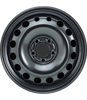 Jante tôle 16 pouces - 5 Trous - 6,5x16  5x107,95  ET50  AL63,35  noir