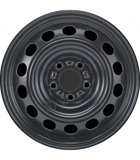 Jante tôle 16 pouces - 5 Trous - 6,5x16  5x114,3  ET50  AL67  noir