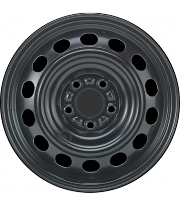 Jante tôle 16 pouces - 5 Trous - 6,5x16  5x114,3  ET50  AL67  noir