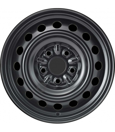Jante tôle 15 pouces - 5 Trous - 6x15  5x114,3  ET39  AL60  noir