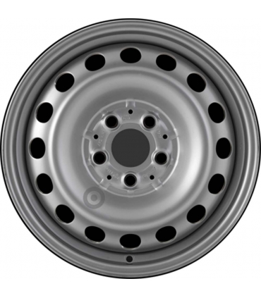 Jante tôle 16 pouces - 5 Trous - 6x16  5x112  ET54  AL66,5  argent
