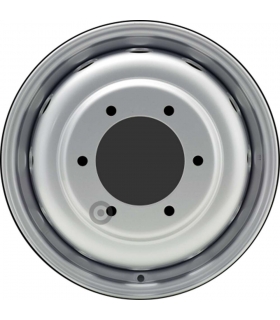 Jante tôle 16 pouces - 6 Trous - 5x16  6x180  ET107  AL138,8  argent