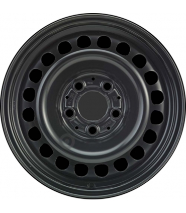 Jante tôle 15 pouces - 5 Trous - 6,5x15  5x112  ET37  AL66,5  noir