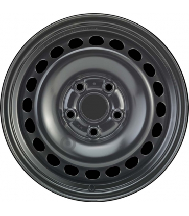 Jante tôle 15 pouces - 5 Trous - 6x15  5x112  ET37  AL57  noir