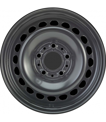 Jante tôle 15 pouces - 5 Trous - 6x15  5x120  ET42  AL72,5  noir