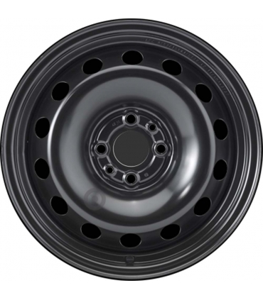 Jante tôle 15 pouces - 4 Trous - 6x15  4x98  ET30  AL58  noir