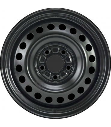 Jante tôle 16 pouces - 5 Trous - 6,5x16  5x114,3  ET36  AL67  noir