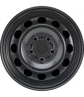 Jante tôle 16 pouces - 5 Trous - 6,5x16  5x120  ET42  AL72,5  noir