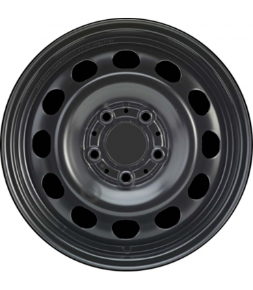 Jante tôle 16 pouces - 5 Trous - 6,5x16  5x120  ET42  AL72,5  noir