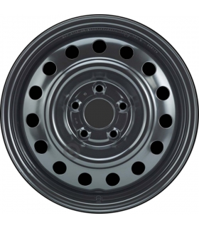 Jante tôle 16 pouces - 5 Trous - 6,5x16  5x114,3  ET48  AL67  noir