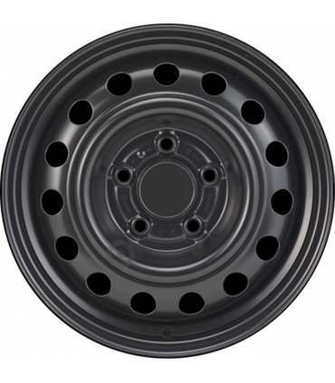 Jante tôle 16 pouces - 5 Trous - 6,5x16  5x114,3  ET45  AL67  noir