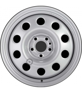 Jante tôle 15 pouces - 5 Trous - 6x15  5x98  ET37,5  AL58  argent