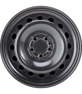 Jante tôle 15 pouces - 5 Trous - 6x15  5x98  ET39  AL58  noir