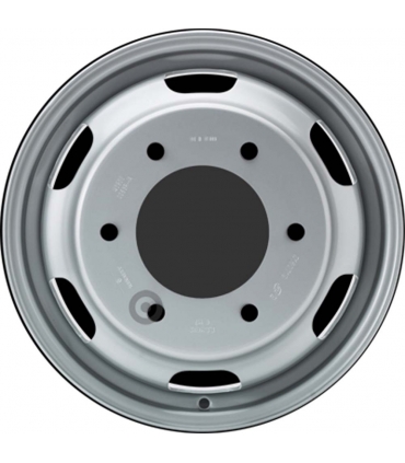 Jante tôle 16 pouces - 6 Trous - 5,5x16  6x200  ETHM117  AL142,05  argent