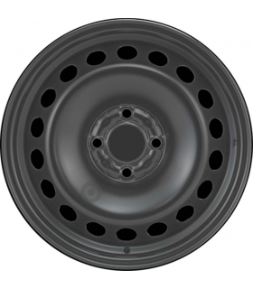 Jante tôle 15 pouces - 4 Trous - 6,5x15  4x100  ET45  AL60  noir