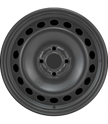 Jante tôle 15 pouces - 4 Trous - 6,5x15  4x100  ET45  AL60  noir