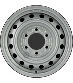 Jante tôle 16 pouces - 6 Trous - 7x16  6x139,7  ET33  AL100  argent