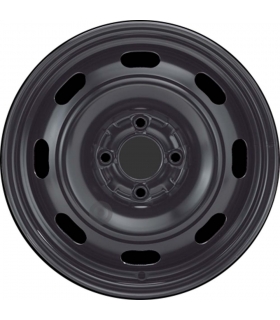 Jante tôle 15 pouces - 4 Trous - 6x15  4x108  ET27  AL65  noir