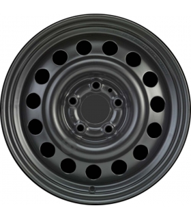 Jante tôle 15 pouces - 5 Trous - 6x15  5x108  ET25  AL65  noir