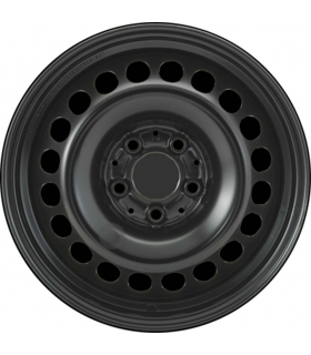 Jante tôle 16 pouces - 5 Trous - 6x16  5x112  ET46  AL66,5  noir