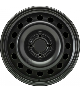 Jante tôle 16 pouces - 4 Trous - 6,5x16  4x108  ET26  AL65  noir