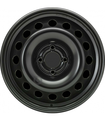 Jante tôle 16 pouces - 4 Trous - 6,5x16  4x108  ET26  AL65  noir