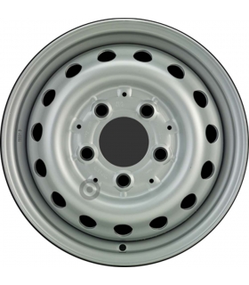 Jante tôle 15 pouces - 5 Trous - 6x15  5x130  ET75  AL84  argent