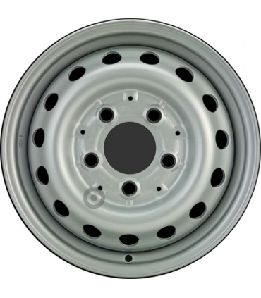 Jante tôle 15 pouces - 5 Trous - 6x15  5x130  ET75  AL84  argent