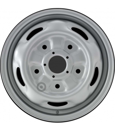 Jante tôle 15 pouces - 5 Trous - 5,5x15  5x160  ET60  AL65  argent