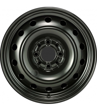 Jante tôle 15 pouces - 4 Trous - 6x15  4x108  ET18  AL65  noir