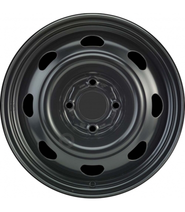 Jante tôle 15 pouces - 4 Trous - 6x15  4x108  ET18  AL65  noir