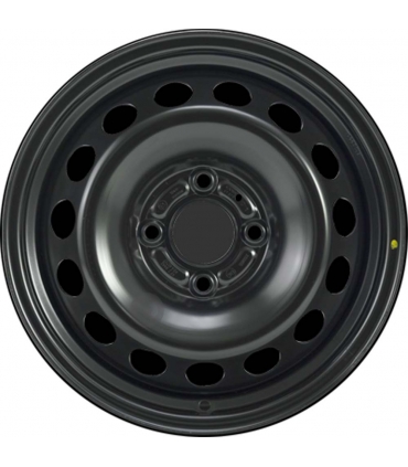 Jante tôle 15 pouces - 4 Trous - 6x15  4x107,95  ET37,5  AL63,35  noir