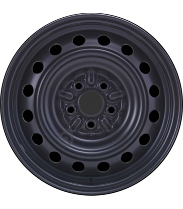 Jante tôle 15 pouces - 5 Trous - 6x15  5x100  ET39  AL54  noir