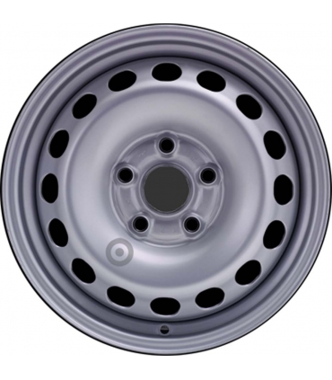 Jante tôle 15 pouces - 5 Trous - 6x15  5x112  ET47  AL57  argent