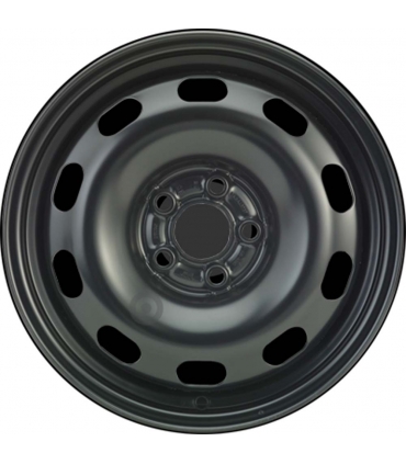 Jante tôle 15 pouces - 5 Trous - 6x15  5x100  ET38  AL57  noir