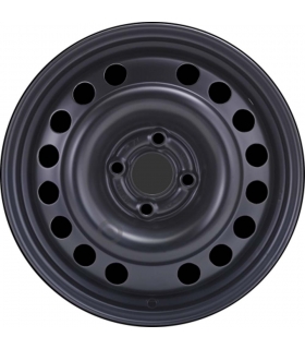 Jante tôle 15 pouces - 4 Trous - 6x15  4x100  ET49  AL56,5  noir