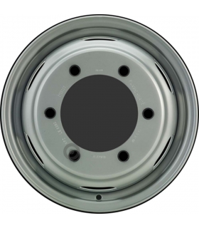 Jante tôle 15 pouces - 6 Trous - 5,5x15  6x205  ETHM115,0  AL161  argent