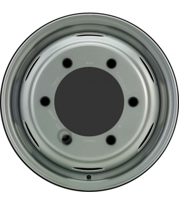 Jante tôle 15 pouces - 6 Trous - 5,5x15  6x205  ETHM115,0  AL161  argent