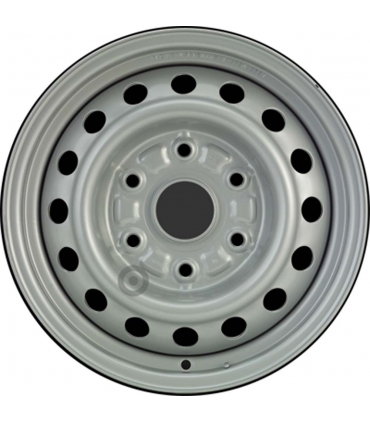 Jante tôle 15 pouces - 6 Trous - 5,5x15  6x139,7  ET29  AL67  argent