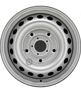 Jante tôle 15 pouces - 5 Trous - 6,5x15  5x160  ET60  AL65  argent