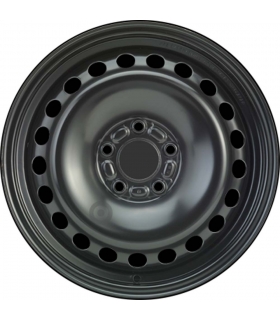 Jante tôle 16 pouces - 5 Trous - 6,5x16  5x108  ET50  AL63,3  noir