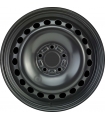 Jante tôle 16 pouces - 5 Trous - 6,5x16  5x108  ET50  AL63,3  noir