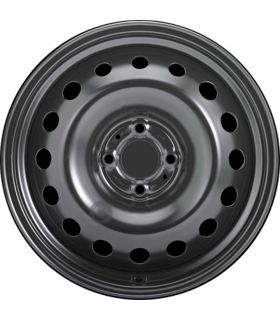 Jante tôle 16 pouces - 4 Trous - 6,5x16  4x100  ET40  AL60  noir