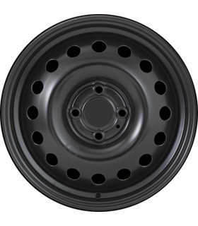 Jante tôle 15 pouces - 4 Trous - 5,5x15  4x100  ET50  AL60  noir