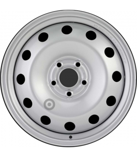 Jante tôle 17 pouces - 5 Trous - 7x17  5x114,3  ET41  AL67  argent