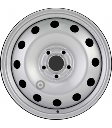 Jante tôle 17 pouces - 5 Trous - 7x17  5x114,3  ET41  AL67  argent