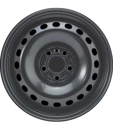 Jante tôle 16 pouces - 5 Trous - 7x16  5x110  ET41  AL65  noir
