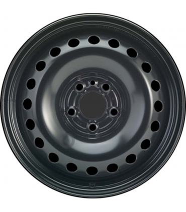 Jante tôle 16 pouces - 5 Trous - 7x16  5x110  ET34  AL65  noir