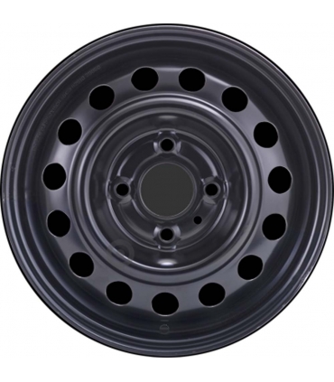 Jante tôle 15 pouces - 4 Trous - 5,5x15  4x114,3  ET46  AL67  noir