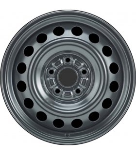Jante tôle 16 pouces - 5 Trous - 6x16  5x114,3  ET50  AL60  noir
